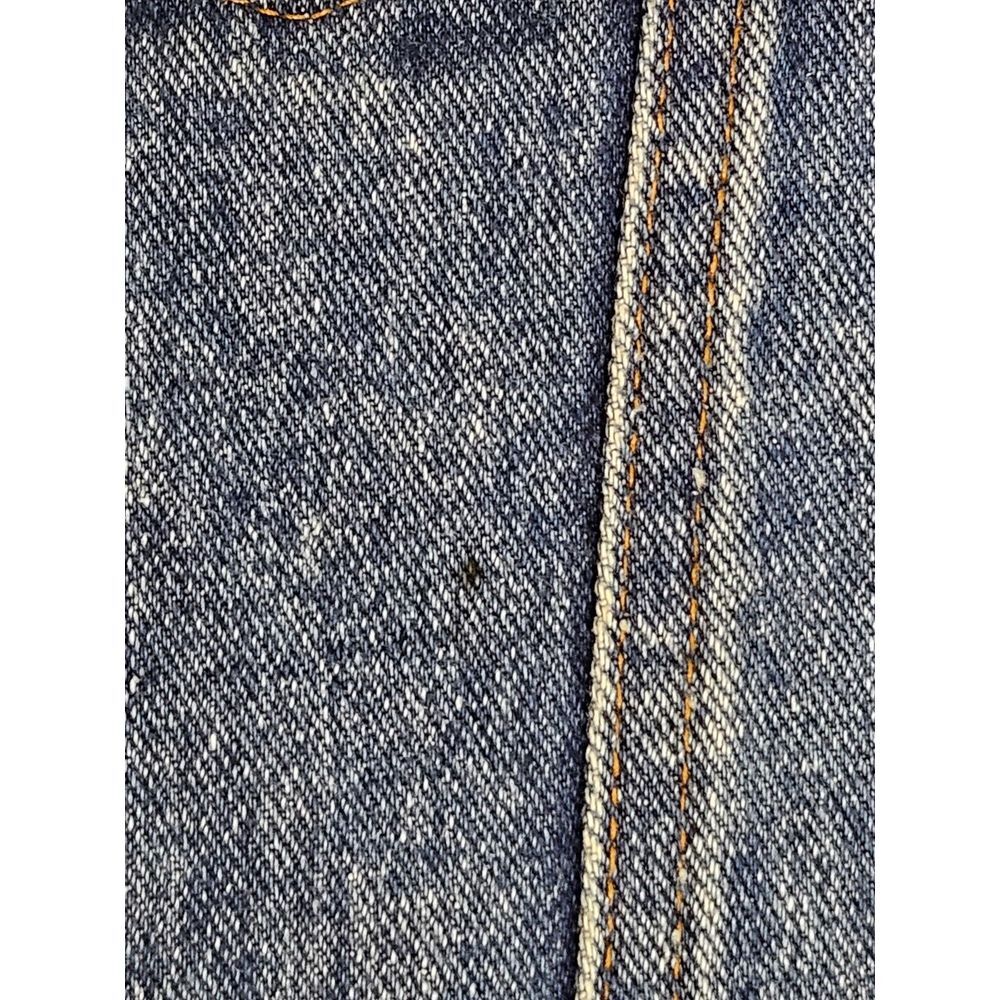 Vintage Denim Diamond Double U Size XL Jean Jacket Adjustable Waist Machine Wash - Picture 9 of 10